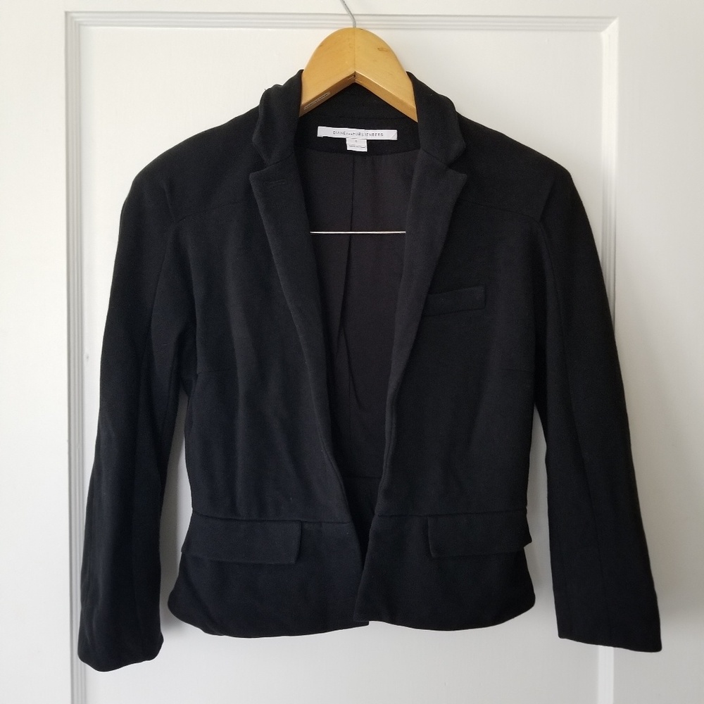 Diane Von Furstenburg One Button blazer